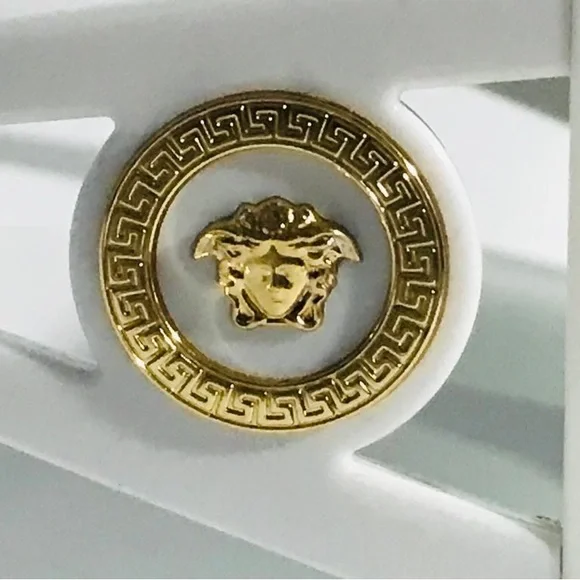 New Versace Clear Shield Ladies Sunglasses VE4393 401/1W 46 - Picture 8 of 16